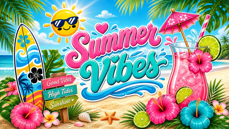 Summer vibes t-shirts designs