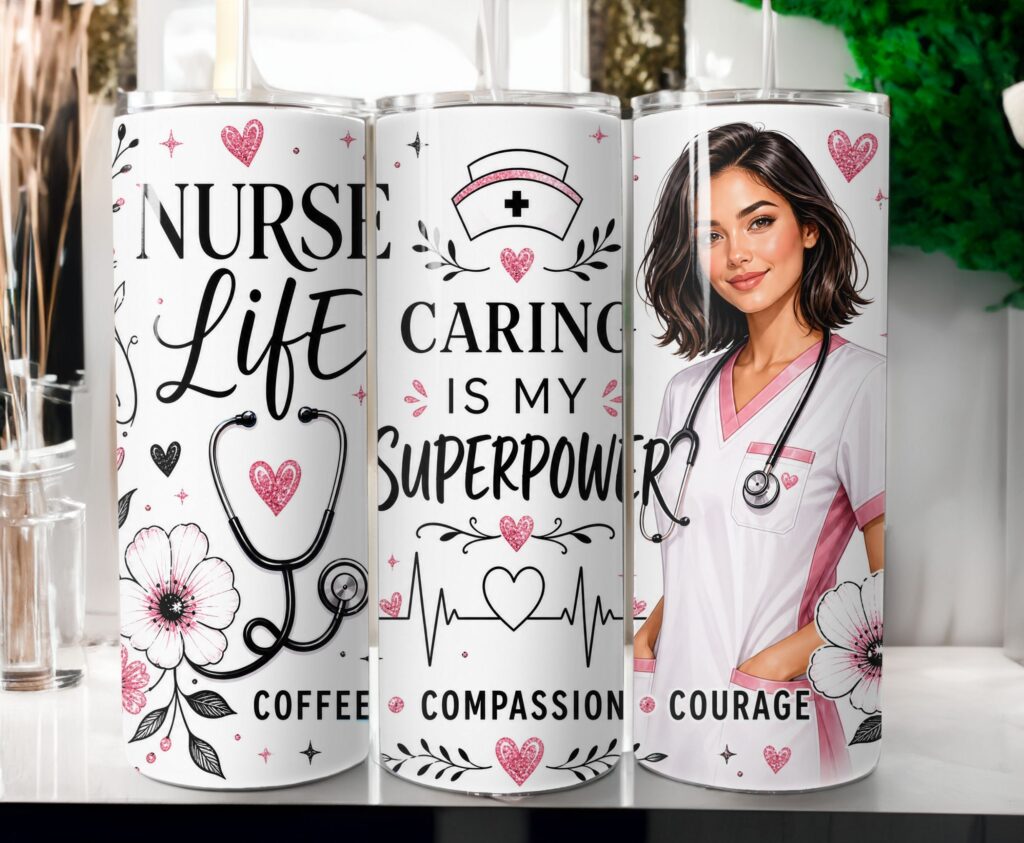 Nurse Tumbler Wrap