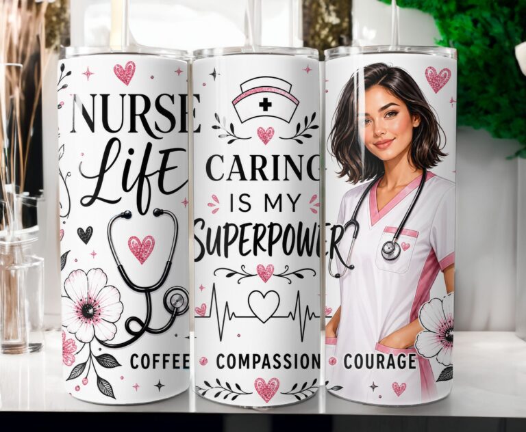 Nurse Tumbler Wrap