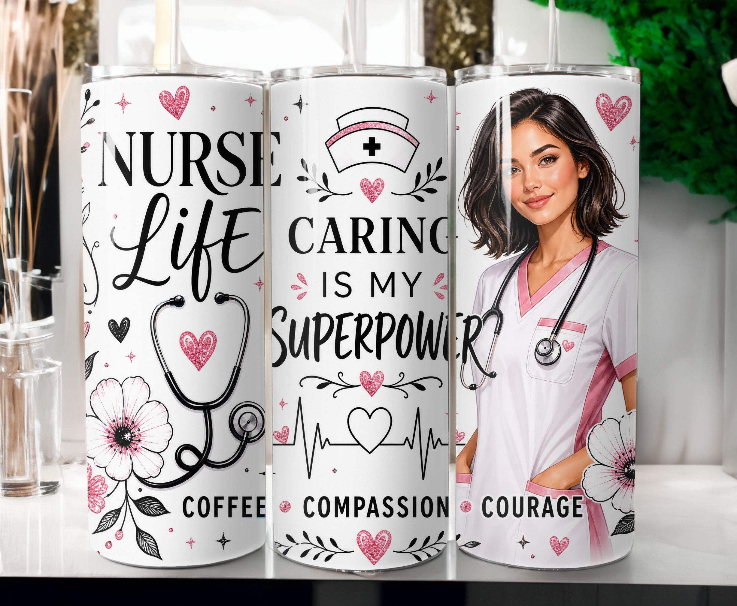 Nurse Tumbler Wrap
