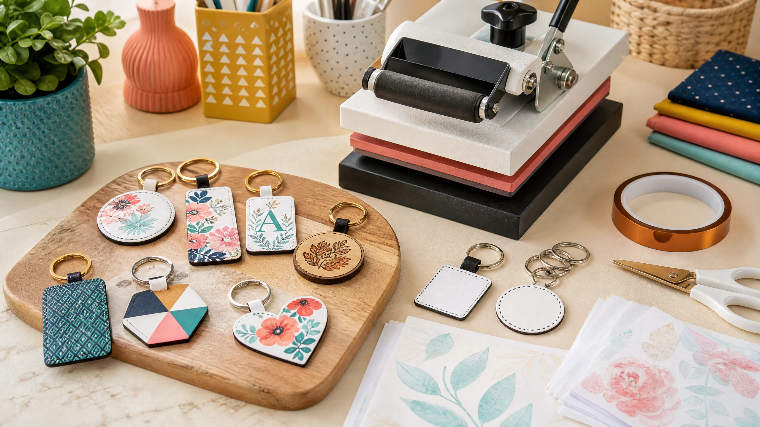 how to sublimate keychains