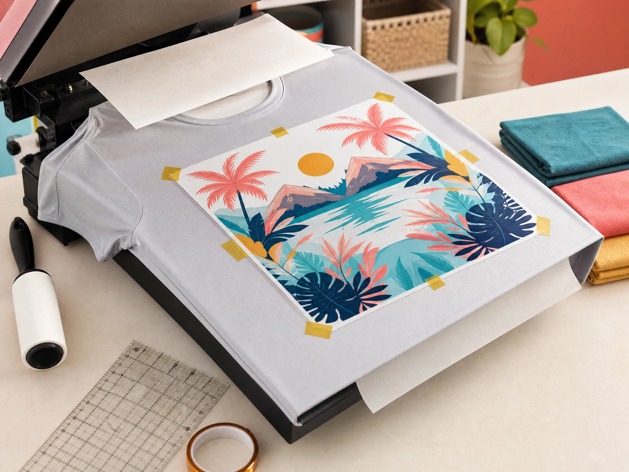 How to Sublimate on 100% Colored Polyester Shirt